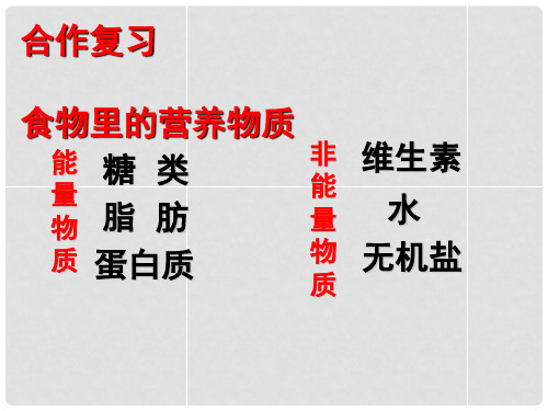 内蒙古鄂尔多斯东胜区正东中学七年级生物下册 第四单
