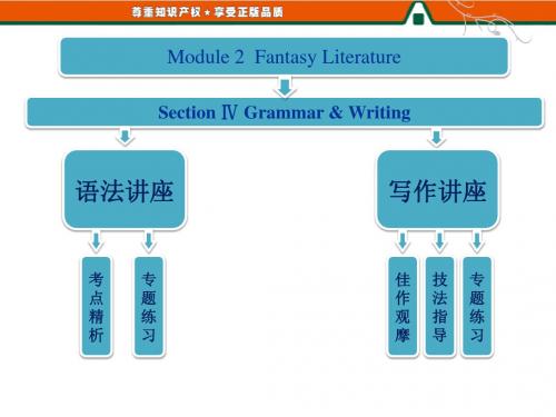 Module 2 Section Ⅳ Grammar & Writing