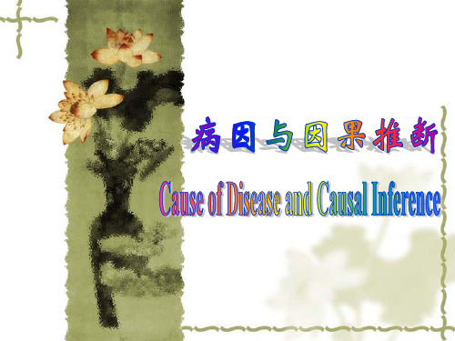 11.病因与因果推断