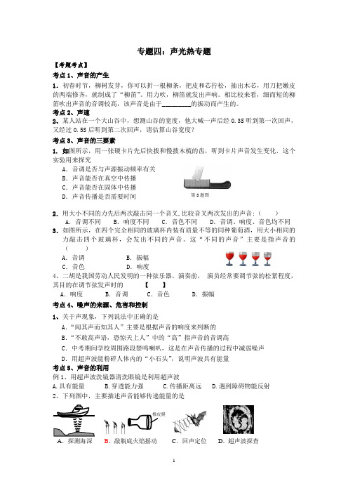 声光热专题