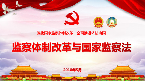 《中华人民共和国监察法》学习解读PPT