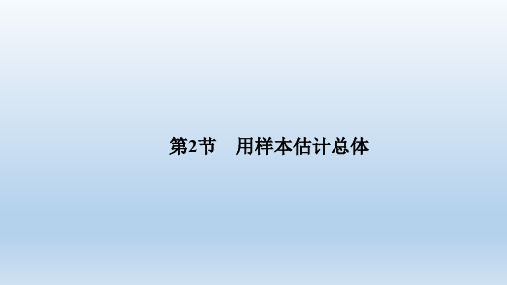 用样本估计总体课件(绝对经典)