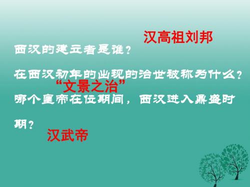 东汉的建立与衰亡精选教学PPT3 北师大版
