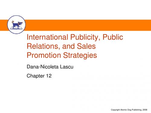 国际市场营销学Lascu_Chapter_12