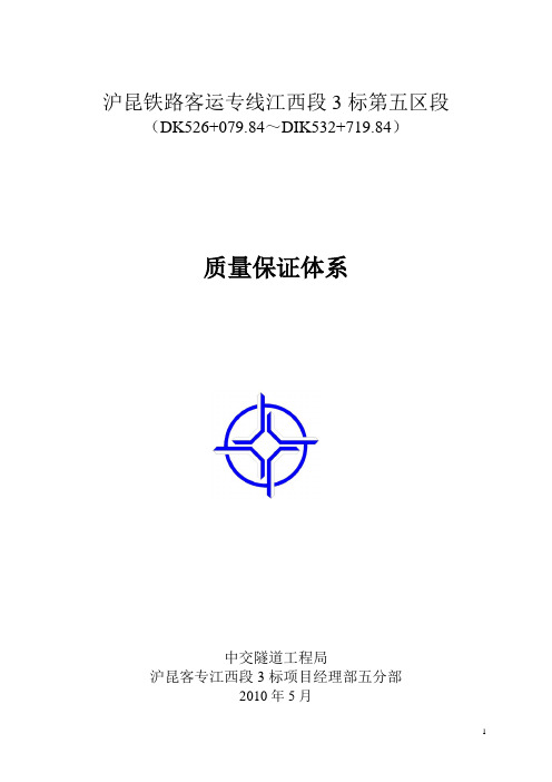 工程质量保证体系