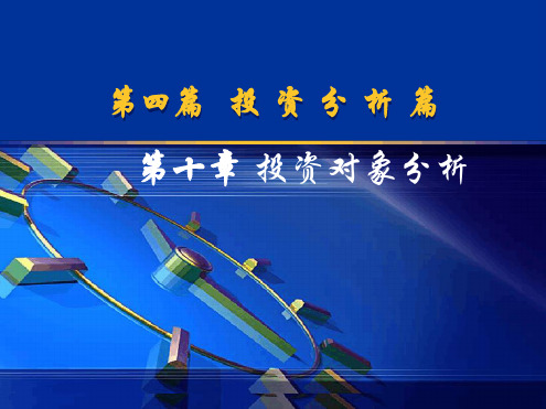 投资对象分析