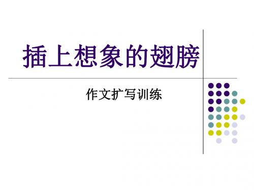插上想象的翅膀：作文扩写训练