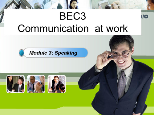 BEC3-U3 Communication at Work