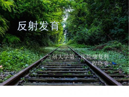 《反射发育》ppt课件