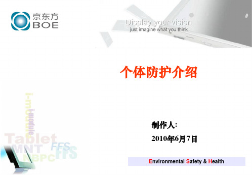 劳动防护用品使用培训 ppt课件