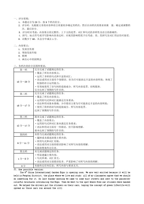 2019年北京市丰台区高考二模英语试题及答案