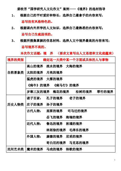 高考考场作文如何出奇制胜(姜桂芳)