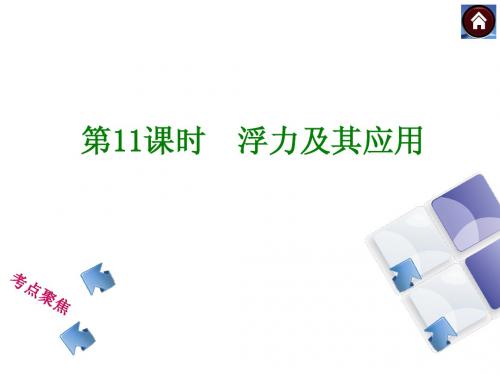 第11课时 浮力及其应用