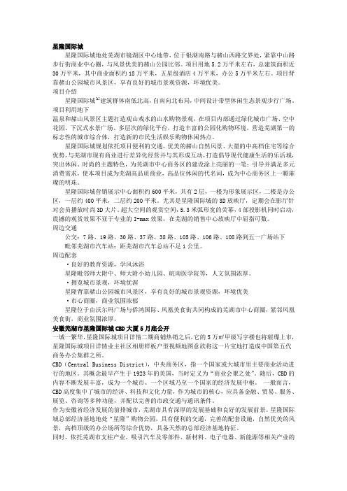 芜湖星隆国际CBD