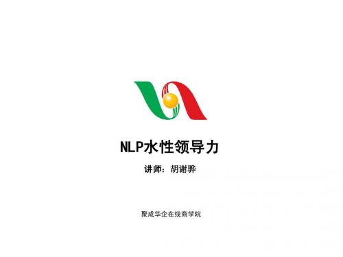 企业管理系列课程- NLP水性领导力1
