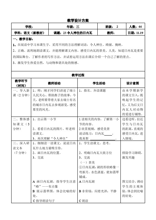 23令人神往的日内瓦
