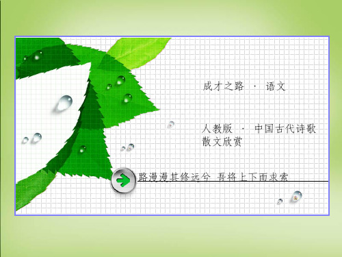 高中语文 第六单元 推荐作品 游沙湖课件 新人教版选修《中国古代诗歌散文欣赏》