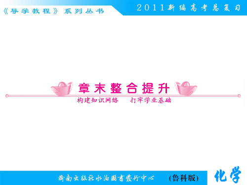 高三化学一轮复习 第二章 章末整合提升 精品课件 鲁科版必修1