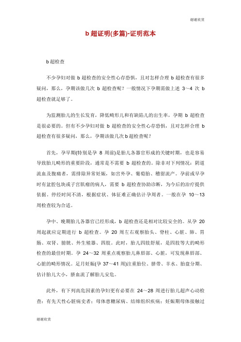 b超证明(多篇)证明范文.doc