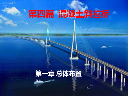 第一章 混凝土斜拉桥总体布置PPT课件
