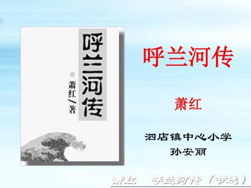 《呼兰河传》ppt课件