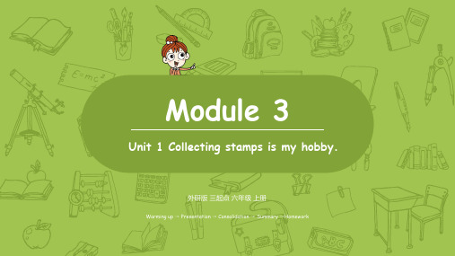 外研版英语六年级上册教学课件： Module 3