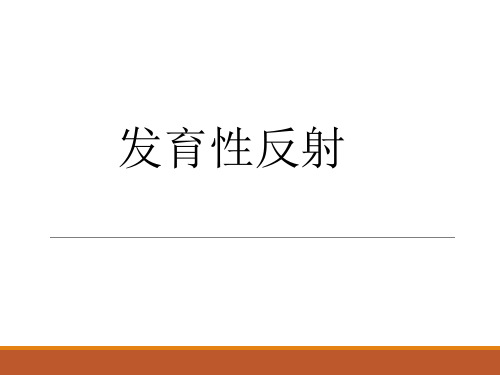 发育性反射PPT课件