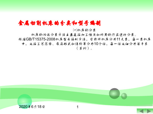 机床型号编制方法2008年新国标