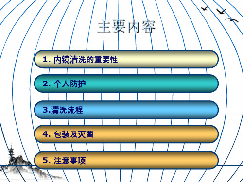 硬式内镜清洗的要求及流程课件PPT