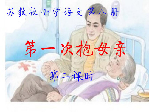 苏教版小学语文第八册《第一次抱母亲》第二课时PPT