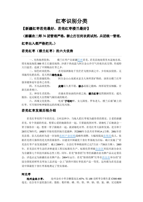 红枣识别分类推荐