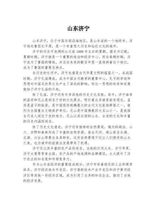 山东济宁 