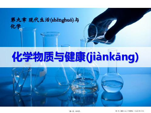 《化学物质与健康》现代生活与化学PPT课件2