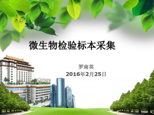 临床微生物标本采集医学PPT课件