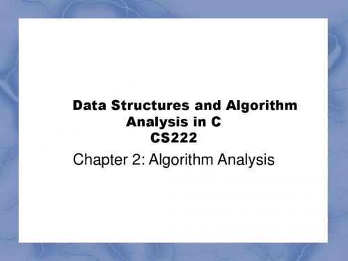 Data Structures Ch 2