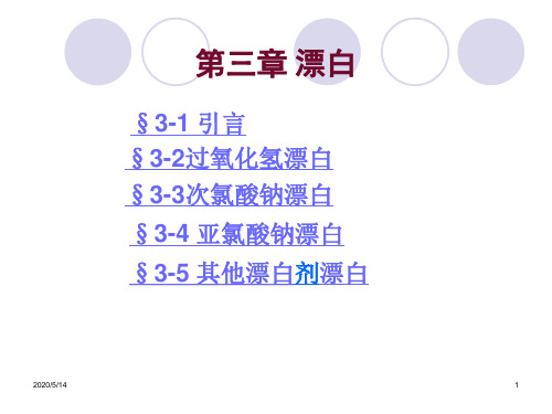 第三章 漂白