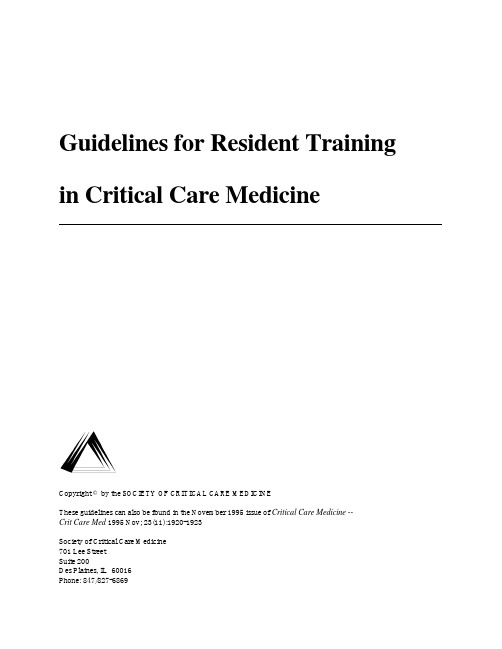 Resident Training