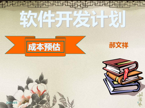 如何制定和编写软件项目计划PPT课件