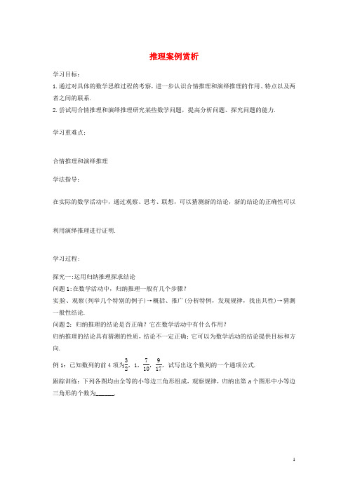 江苏省徐州市睢宁县宁海外国语学校高中数学推理案例赏