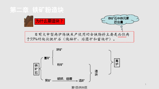 铁矿粉造块PPT课件