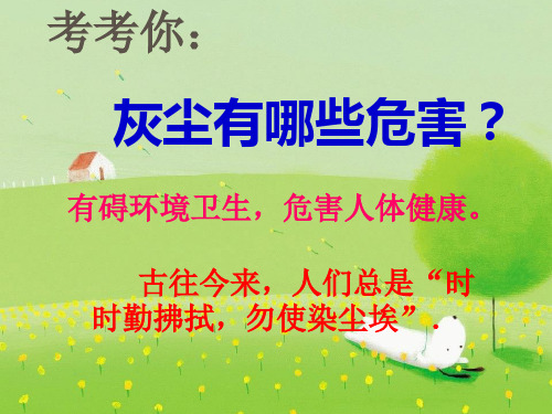 假如没有灰尘PPT课件
