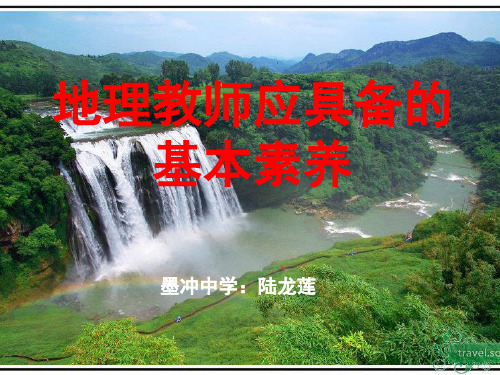 地理教师应具备的基本素养