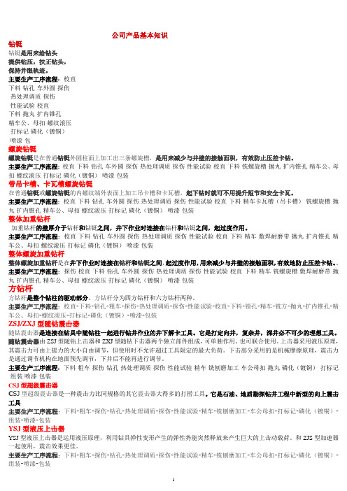 产品基本知识一