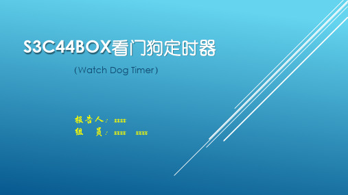 S3C44BOX看门狗定时器