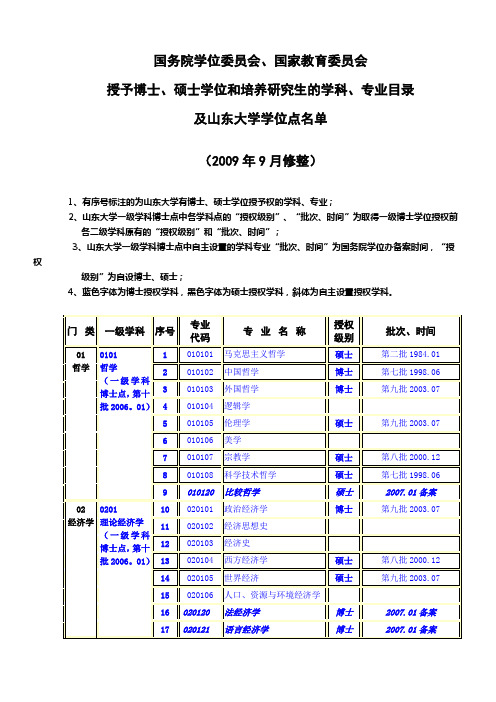 国务院学位委员会、国家教育委员会
