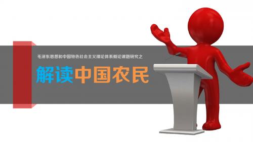 解读中国农民