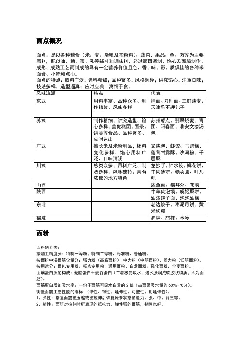 面点工艺学