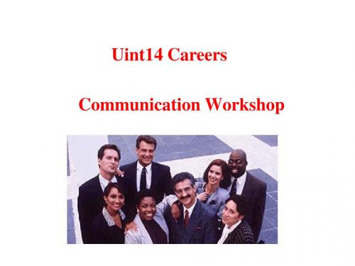 北师大版高中英语必修5 Unit14 Communication Workshop参考课件