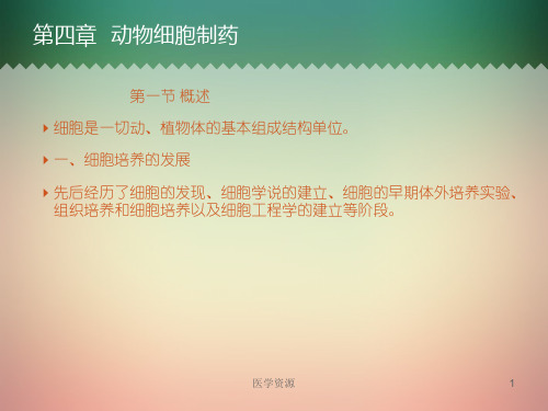 生物技术制药 (动物细胞制药)  ppt课件