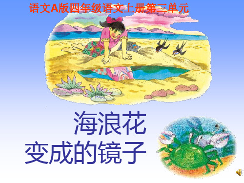 (语文A版)四年级语文上册课件海浪花变成的镜子1